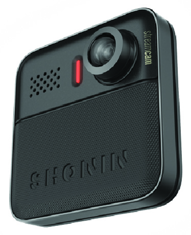 A discreet camera that instantly uploads recorded videos to the cloud (Courtesy: Shonin Inc.)
