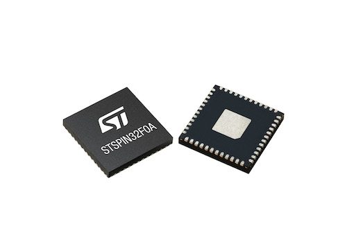 New Motor Driver with Embedded 32-Bit MCU Simplifies Motion Control for Battery-Operated Robots and Appliances