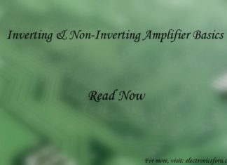 inverting & non-inverting amplifier