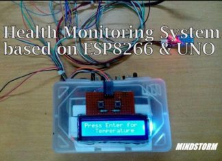 health monitoring system based on ESP8266