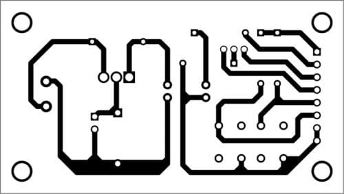 PCB layout of the DC motor soft-starter