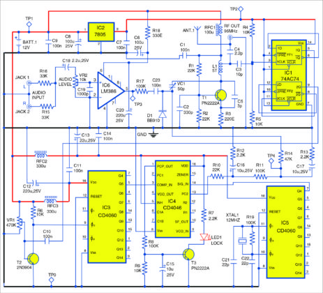 High Fidelity FM Transmitter | Detailed Circuit Diagram Available