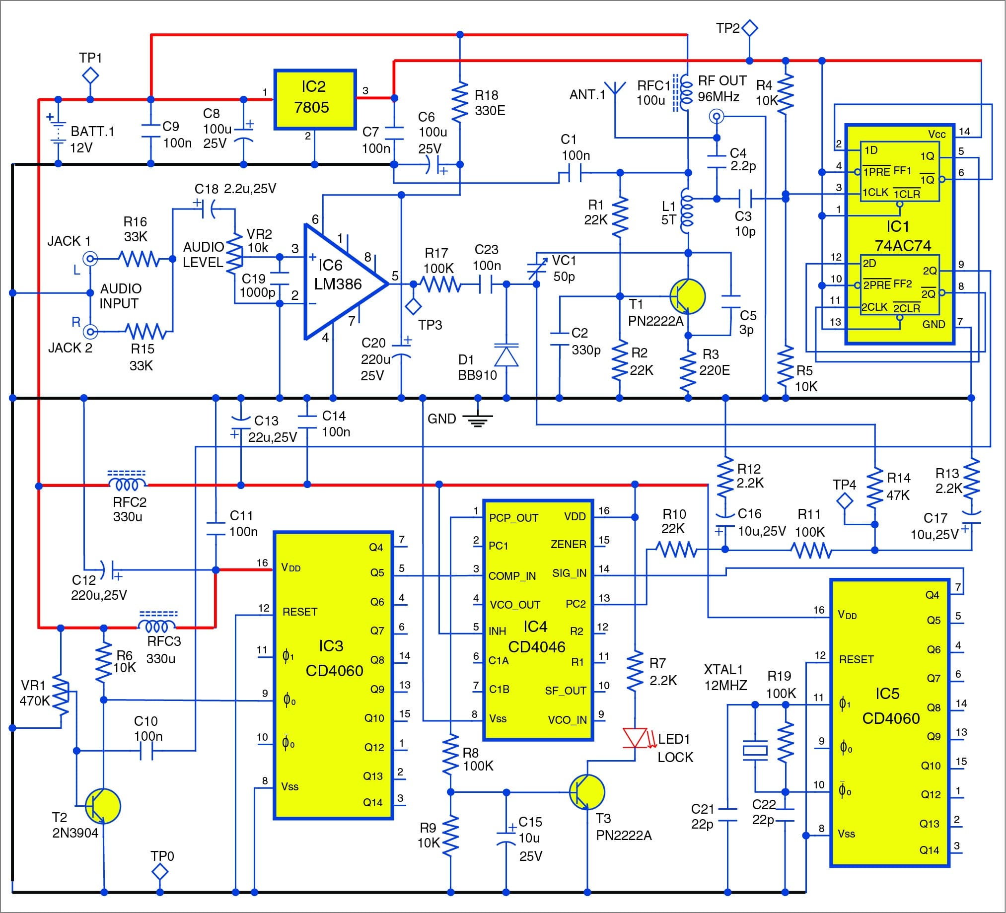 Fm Tuner Circuit Diagram