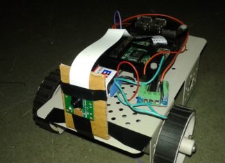 robot controlled via web server using Raspberry pi 2