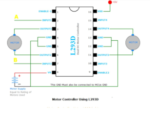 Circuit Connections of an automatic railway gate