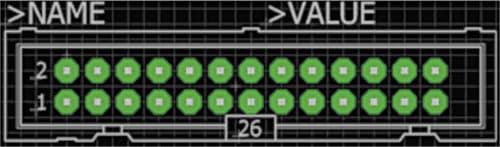 Header block recommendations: Octagon pad shape; pad diameter of 1.9304mm or 0.076 inch; pad drill size of 0.7mm or 0.02755906 inch