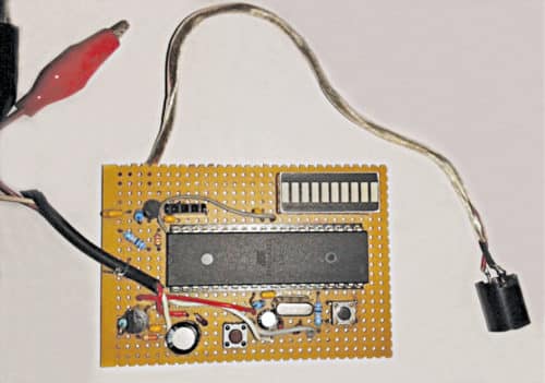 Author's prototype - Wireless VU meter
