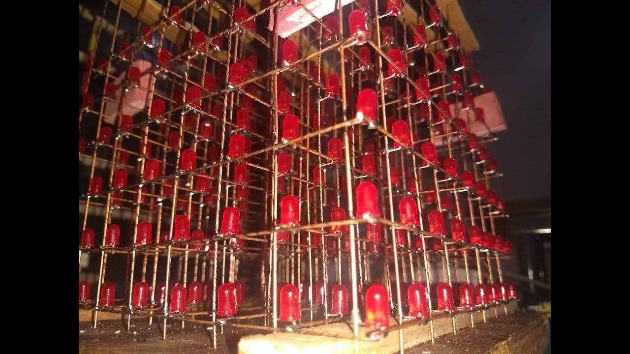 DIY: 8x8x8 LED CUBE Using Arduino