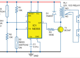 Circuit diagram of automatic water refiller for air-coolers