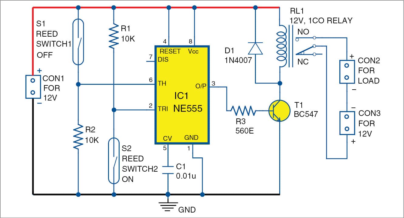 Circuit diagram of automatic water refiller for air-coolers