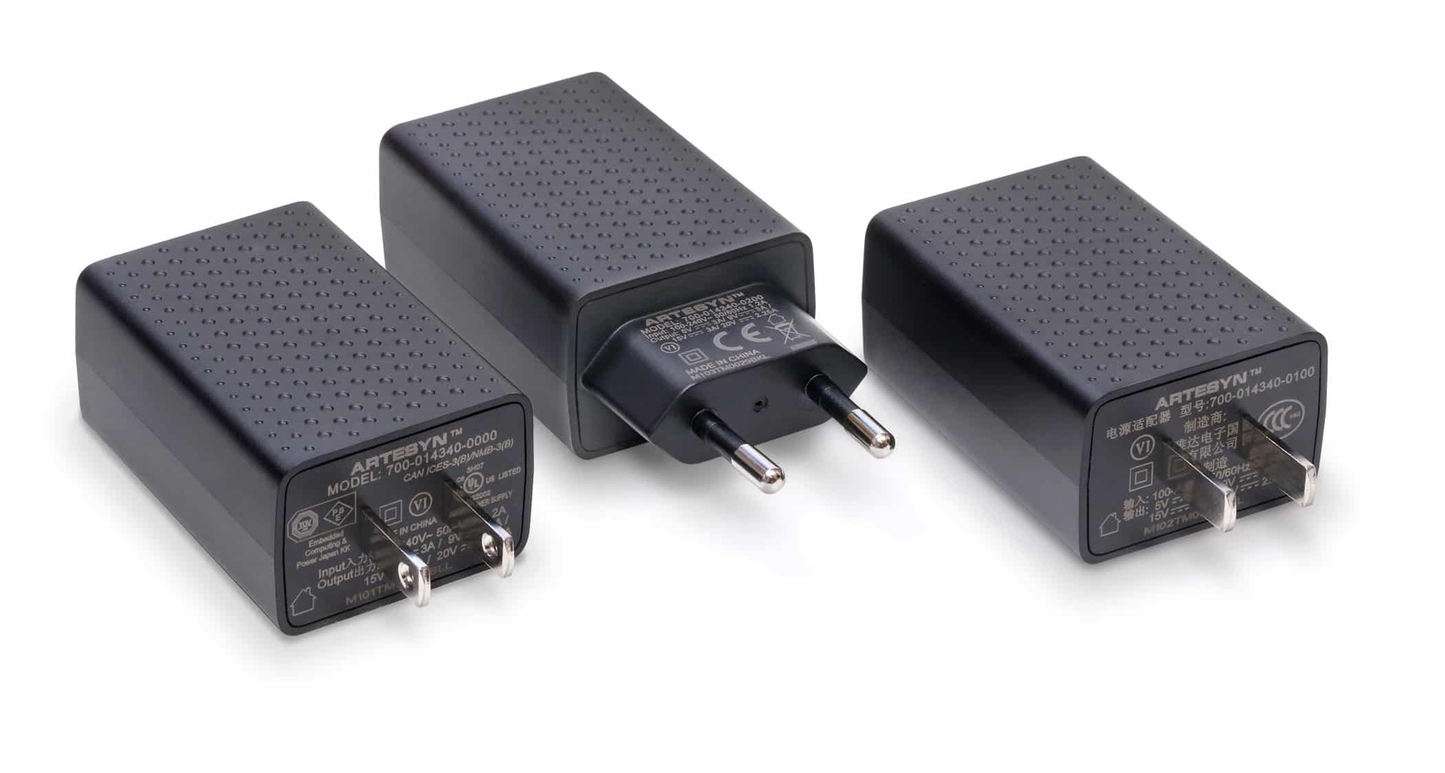 45 Watt USB-PD 3.0 Type-C DoE Level VI/CoC V5 Tier 2 External Power Adapter