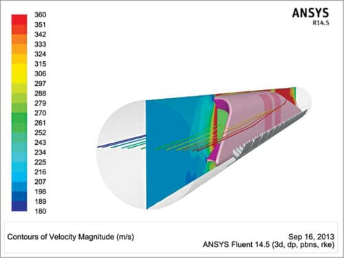 ANSYS technology at work: A Hyperloop simulation using software in progress (Source: www.ansys-blog.com)