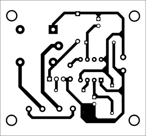 PCB layout of water refiller for air-coolers