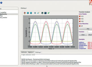 eSim software layout