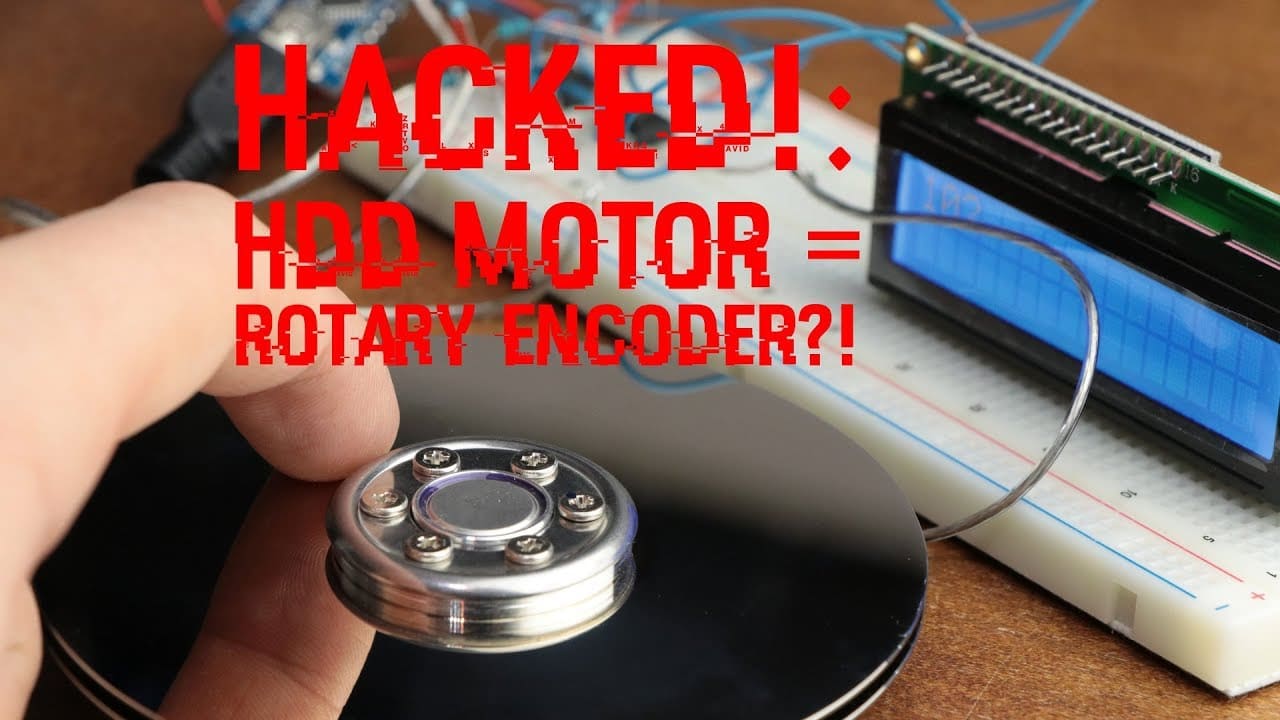 Is it Possible to Use Hard Drive Motors as Rotary Encoder?