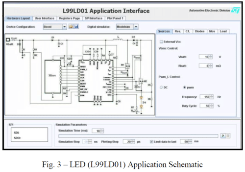 LED (L99LD01) Application Schematic