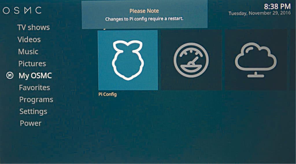 OSMC A Friendly Media Centre for Your Raspberry Pi Dev. Board