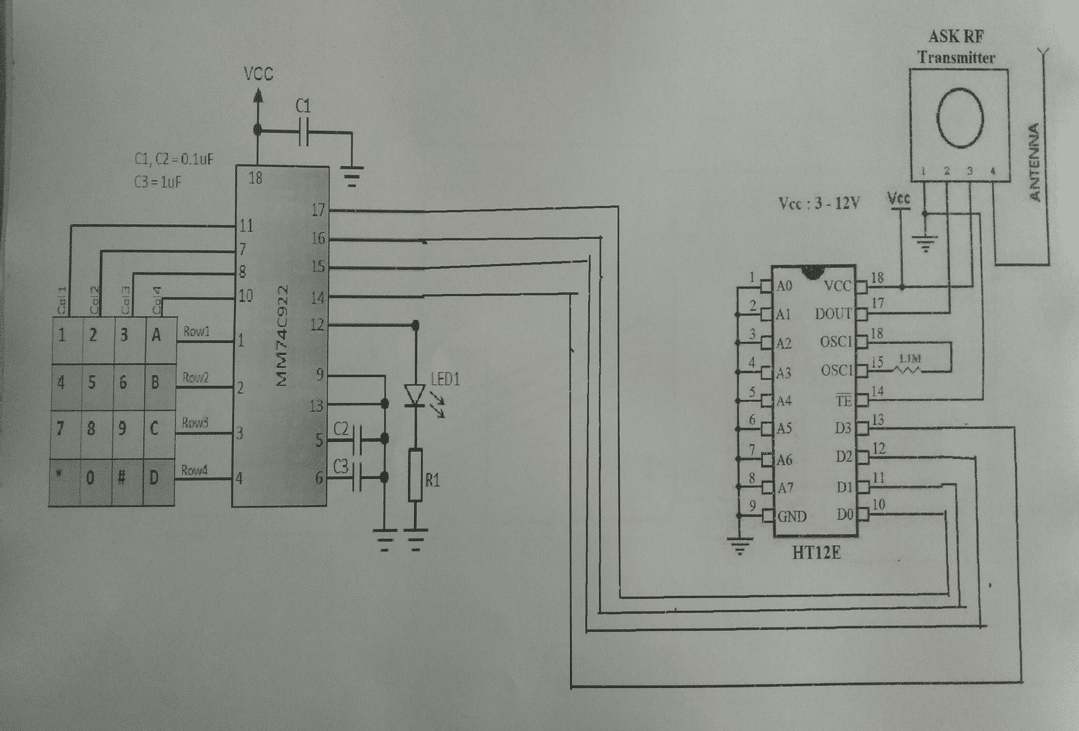 Circuit Diagram for Transmitter