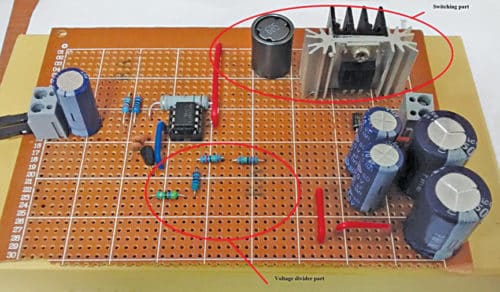 Author’s prototype for HVDC power supply design