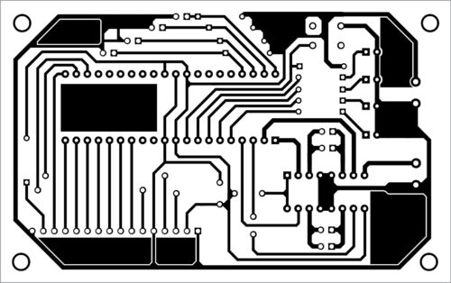 PCB layout for gesture control of a wheelchair