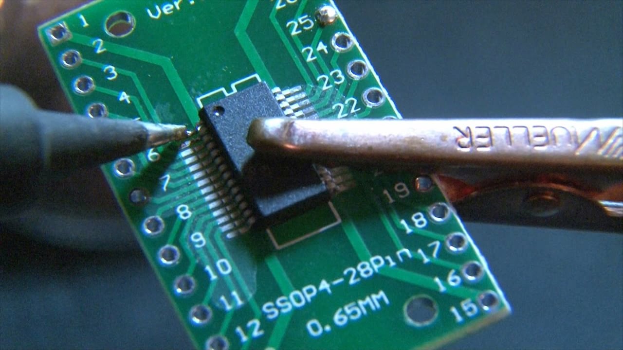 How to Solder Tiny IC Chips