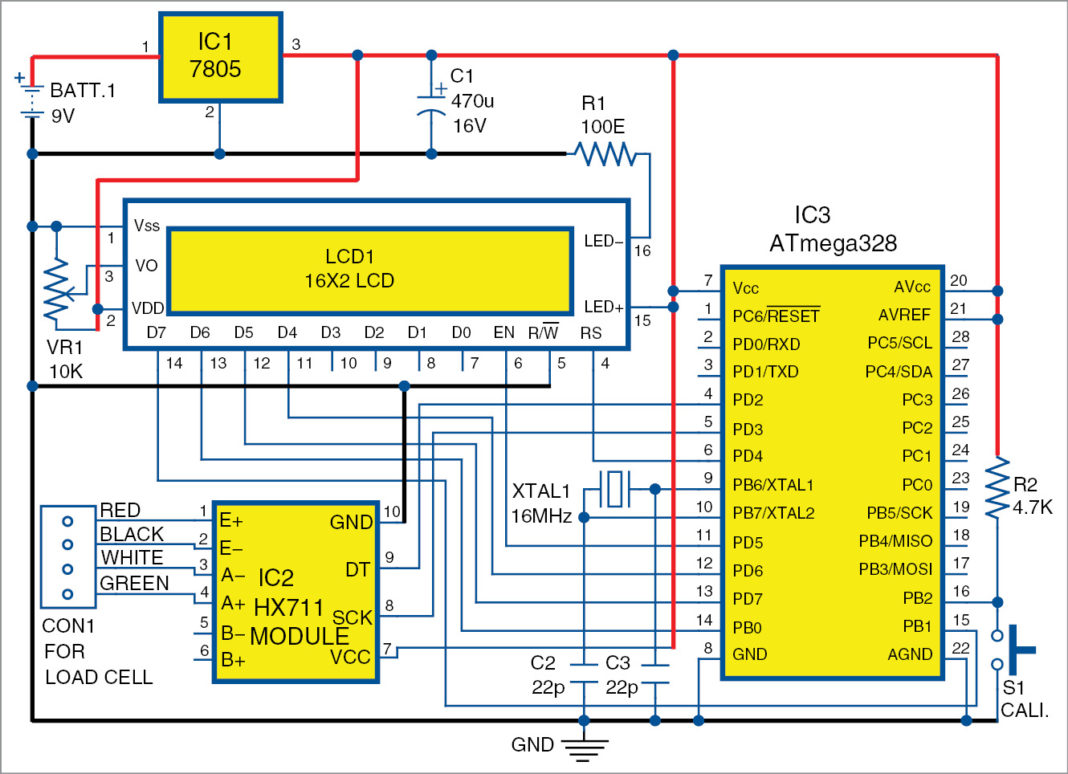 Build Your Own Digital Weighing Machine Full Electronics Project
