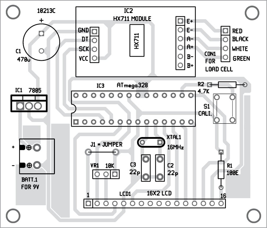 Build Your Own Digital Weighing Machine Full Electronics Project