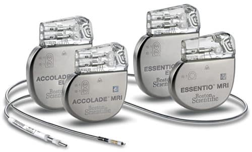 Typical pacemaker (Courtesy: www.bostonscientific.com)