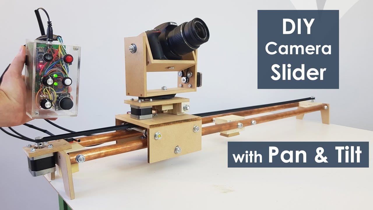 How To: Motorized Camera Slider with Pan and Tilt Head