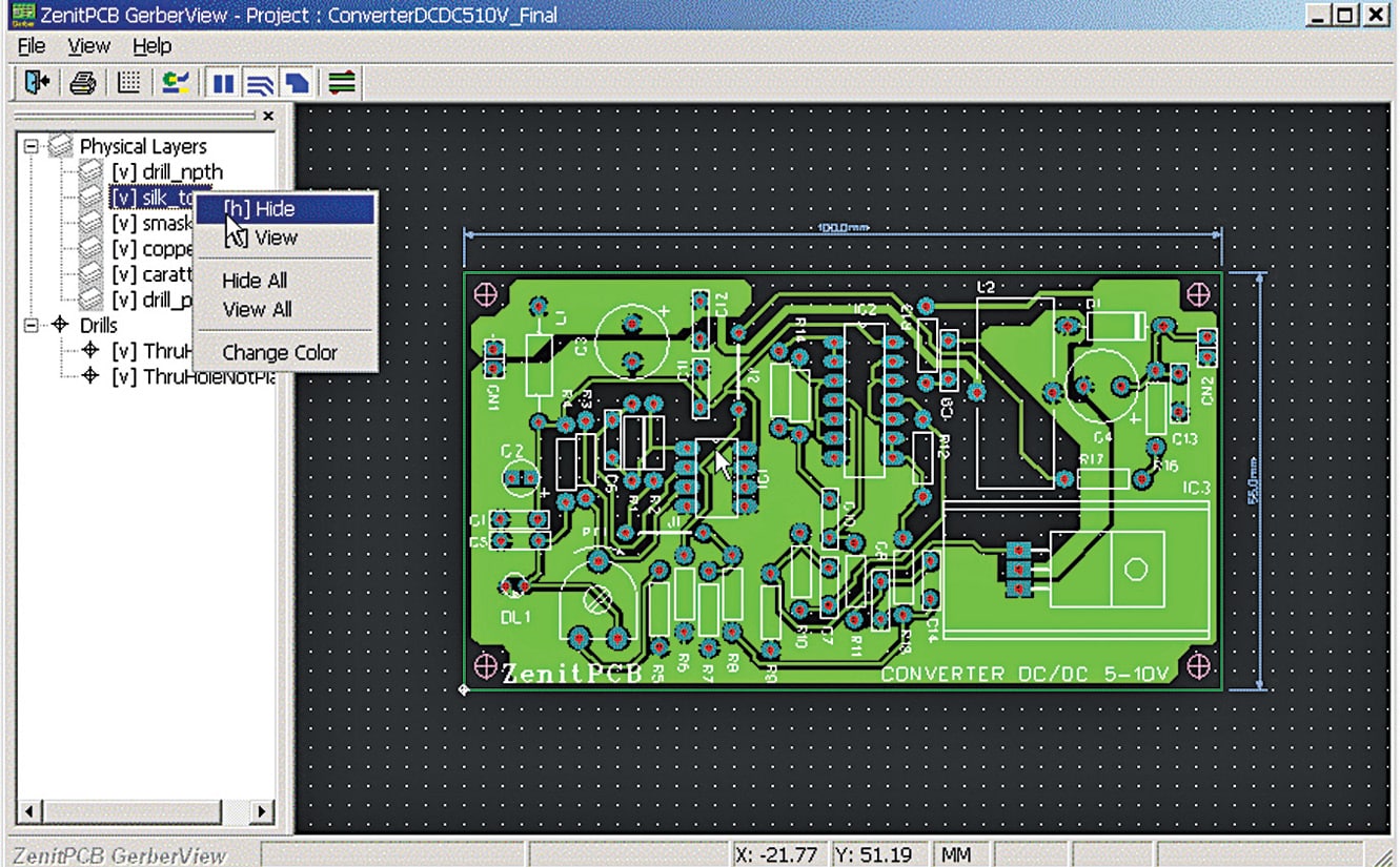 ZenitPCB: Handy Tools for Creating Netlist and PCB Layouts