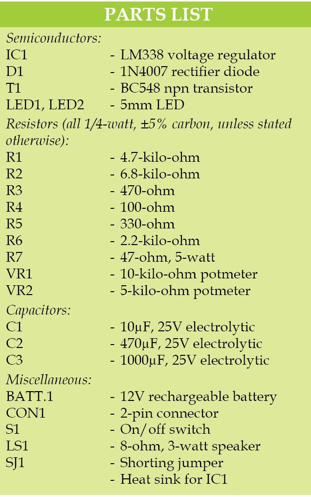 Voltage Regulator as Audio Amplifier Full Electronics Project