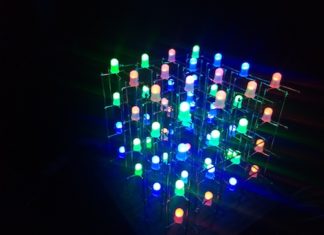 4*4*4 RGB LED Cube