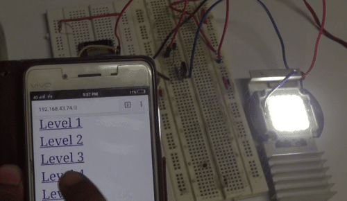 Author's Prototype for IoT LED Lamp