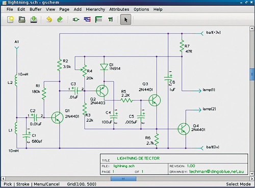 gEDA: A Complete Set of Tools for Electronics Design