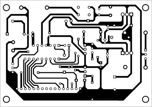 PCB layout of battery charger