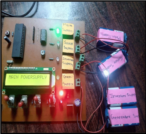 Auto Power Project Auto Power Switching Mains, Solar Inverter or Generator | Full ...