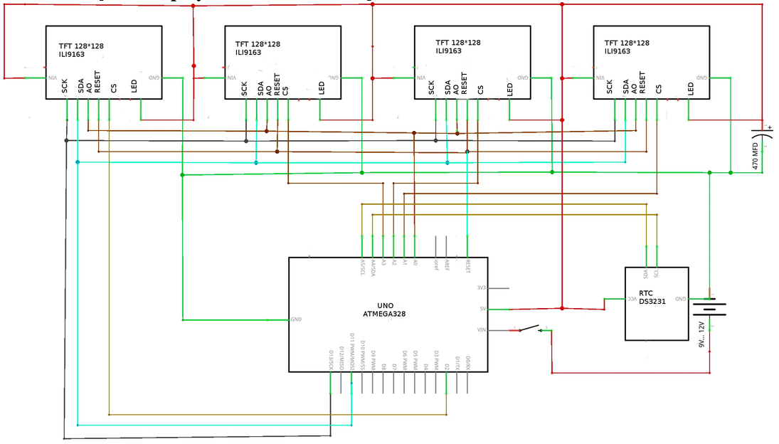 Digital Clock Using Arduino Circuit Diagram - Otosection