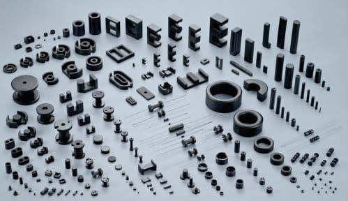Different types of ferrite cores (Credit: www.yeng-tat.com) 