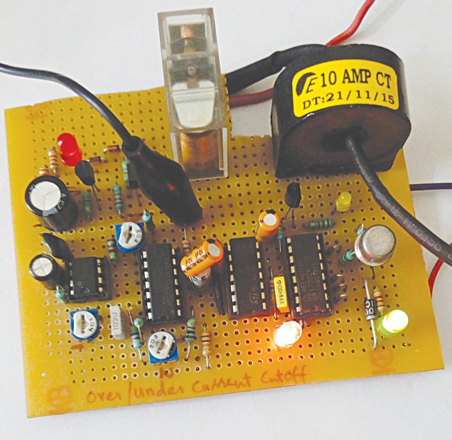 No-Load and Overload Protector for AC Motors | Full Electronics Project