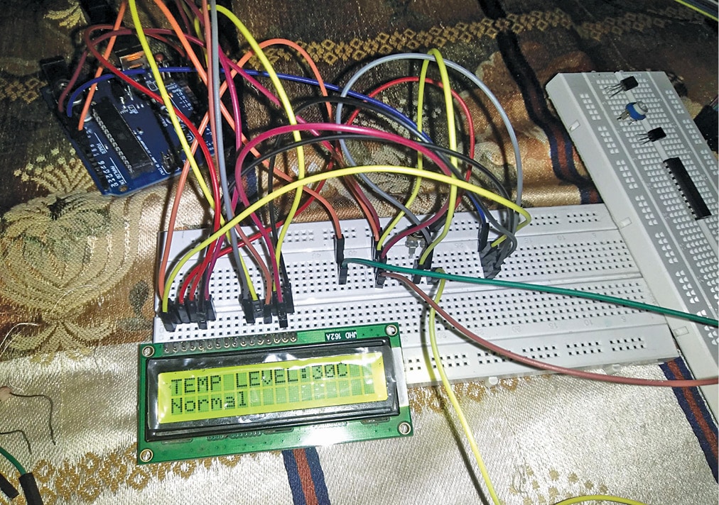 Arduino-Based Coil Winding Temperature Recorder and Alarm Generator
