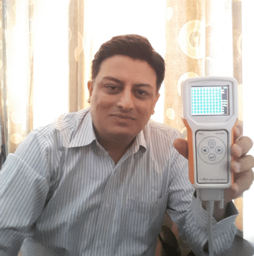 Innovator Anuj Sharma with Cardiomon