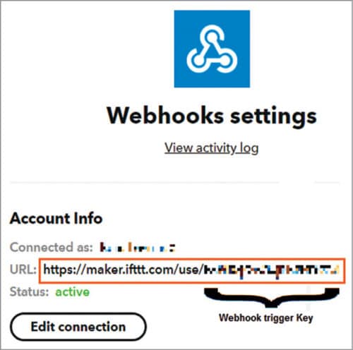 Webhooks settings