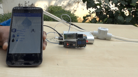 Smart Wireless Water Meter With Web DB IoT Projects