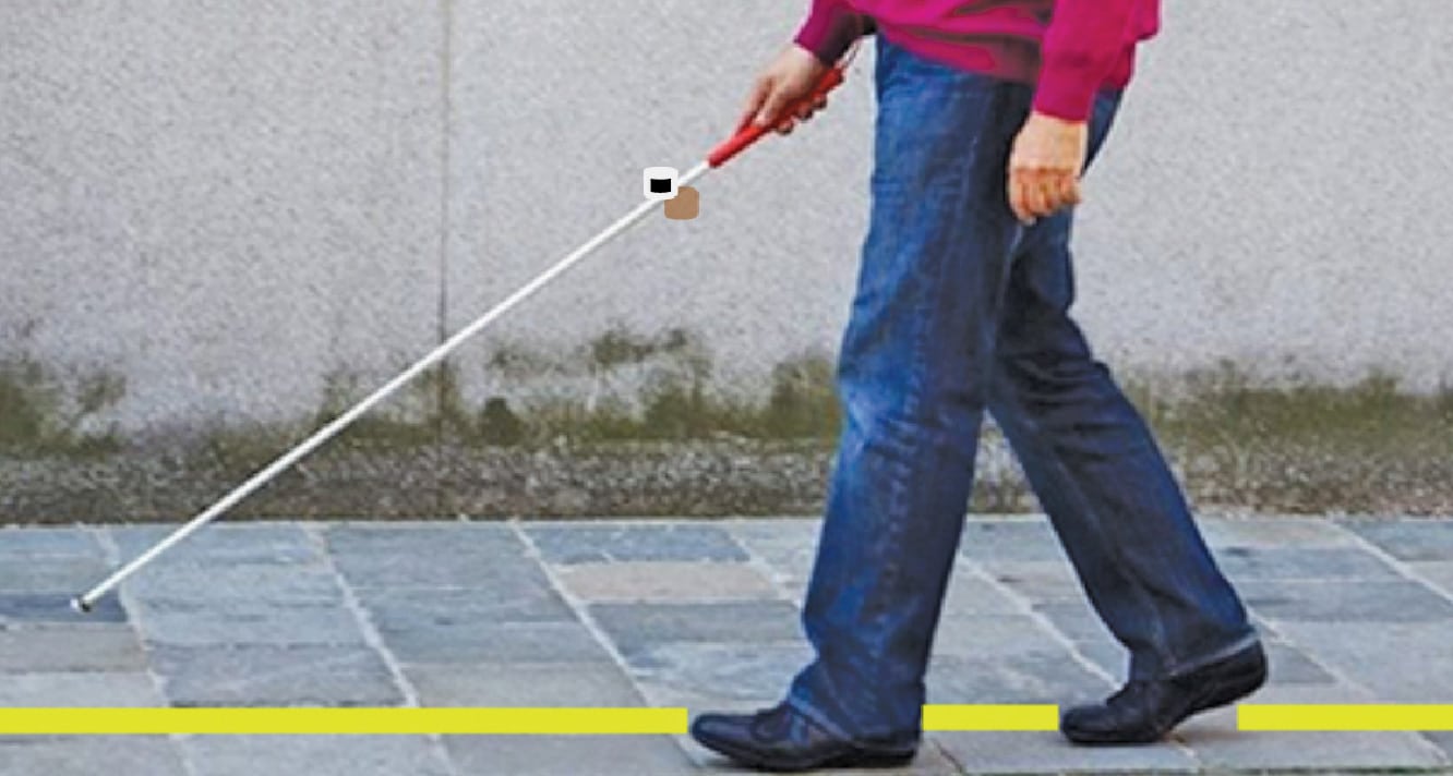 Magnetic Walking Stick for the Visually-Impaired