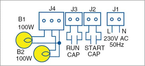 Wiring diagram for testing | Pump Starter circuit