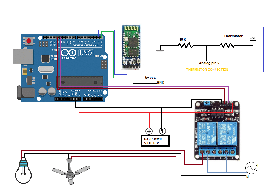 Smart Touch Switch Board Circuit