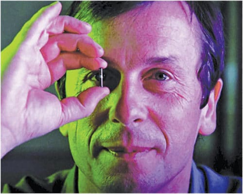 Kevin Warwick was the first to conduct experiments with respect to implants