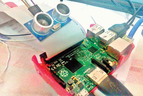 Author’s prototype for Sending Real Time Sensor Data through e-mail