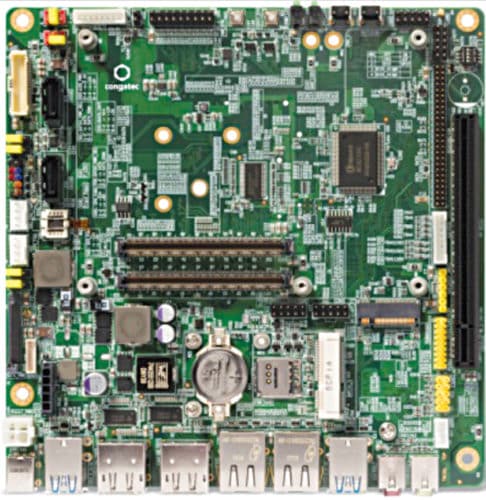 conga-IT6 Mini-ITX motherboard (Credit: congatec) 