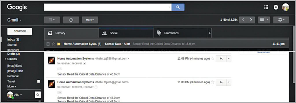 Sending Real Time Sensor Data Through e-Mail | Mini Electronics Project